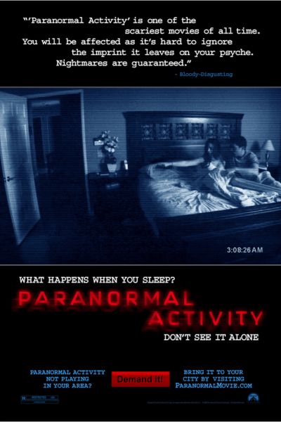 Download Paranormal Activity 1 (2007) Dual Audio {Hindi-English} Msubs Bluray 480p